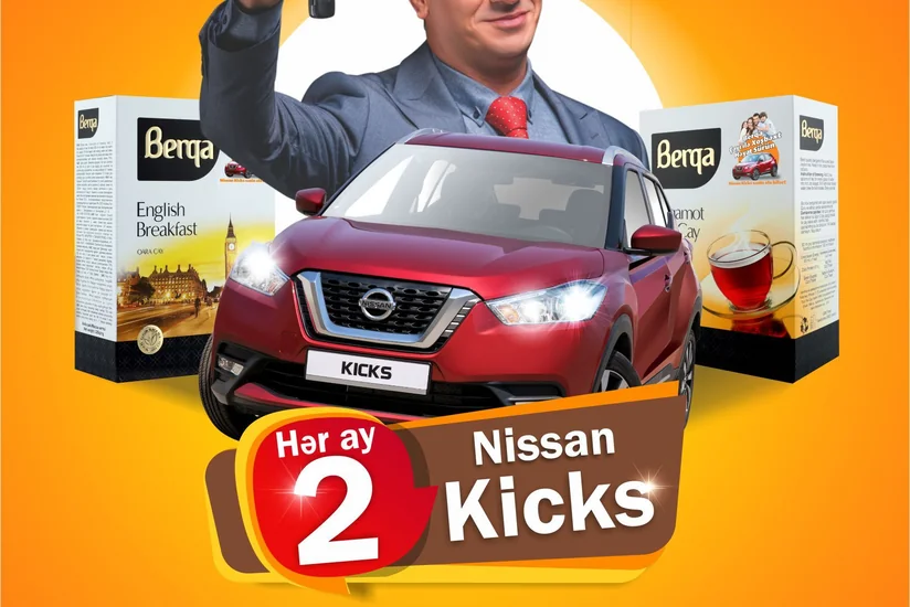 “Berqa” müştərilərinə 6 Nissan Kicks qazandıracaq