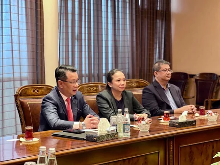 Azər Əliyev Malayziya Olimpiya Şurasının prezidenti ilə görüşüb