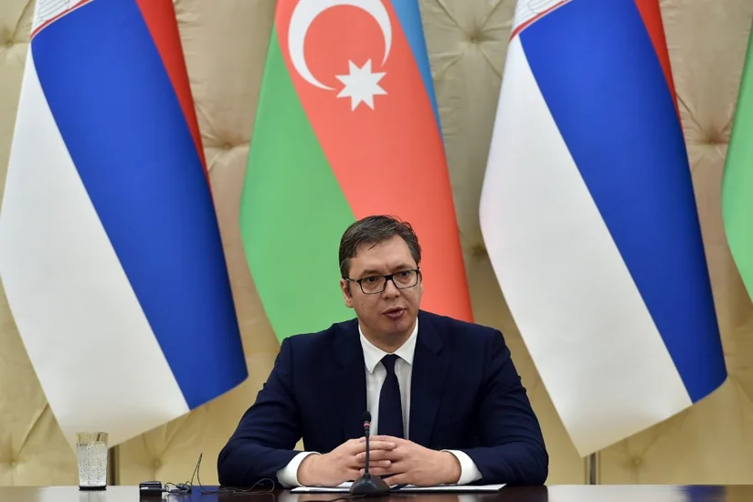 Serbiya Prezidenti Fəxri xiyabanı və Şəhidlər xiyabanını ziyarət edib