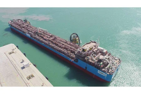 Azərbaycan istehsalı olan ikinci tanker inşasının növbəti mərhələsi üçün suya salınıb