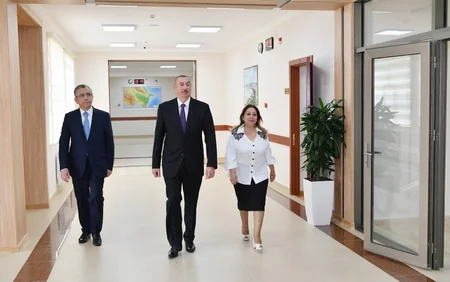 Prezident İlham Əliyev 101 nömrəli məktəbin əsaslı təmir və yenidənqurmadan sonrakı vəziyyəti ilə tanış olub - YENİLƏNİB