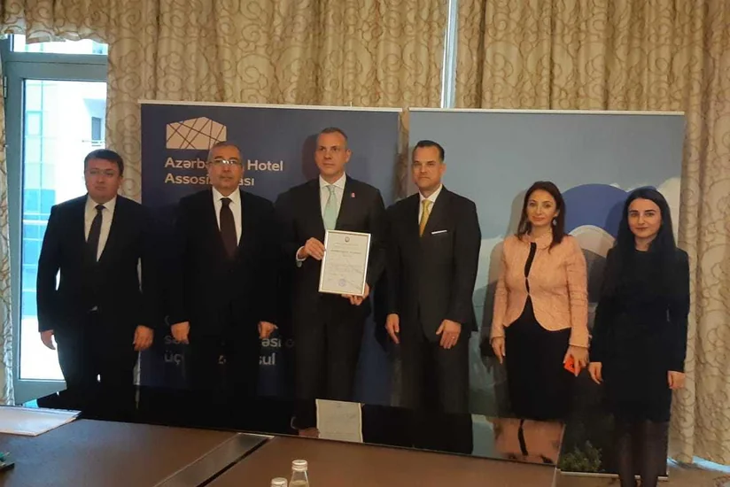 Azərbaycan Turizm Bürosu hotellərə ulduz verilməsi üzrə uyğunluğun qiymətləndirilməsi sertifikatı alıb