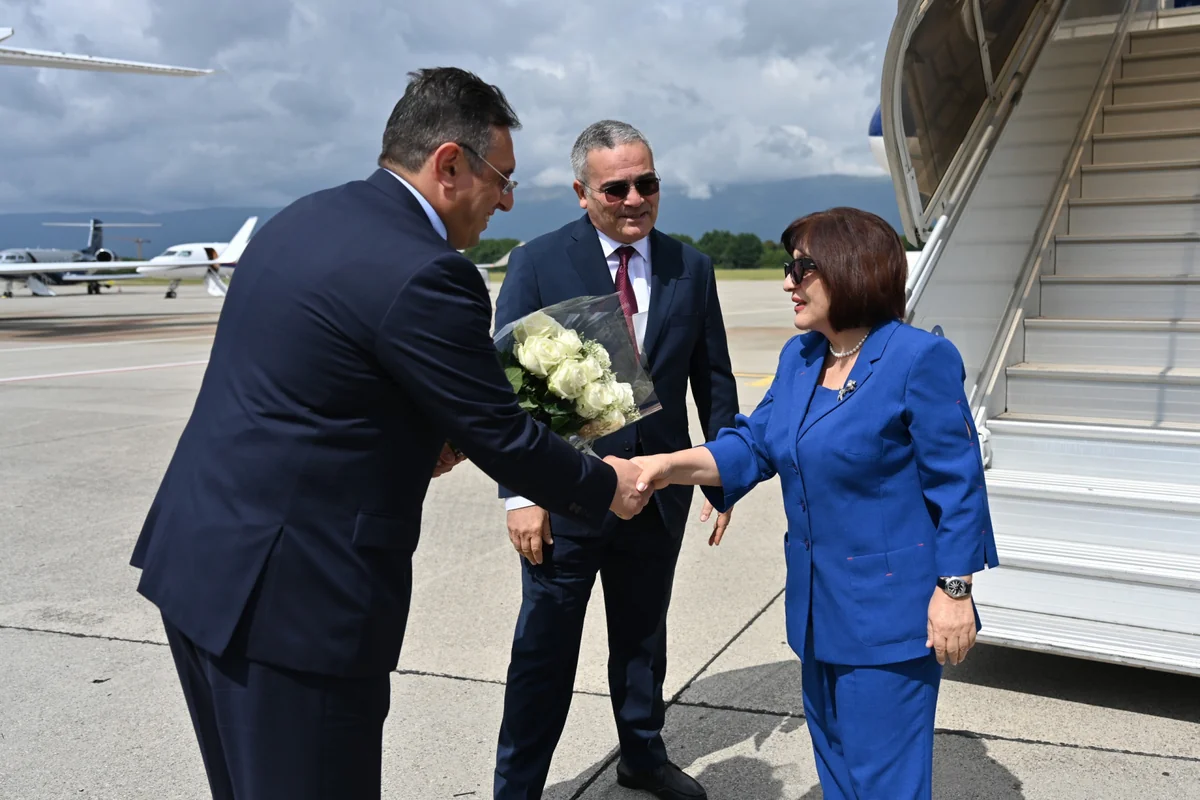 Milli Məclisin sədri Sahibə Qafarova Cenevrədə işgüzar səfərdədir