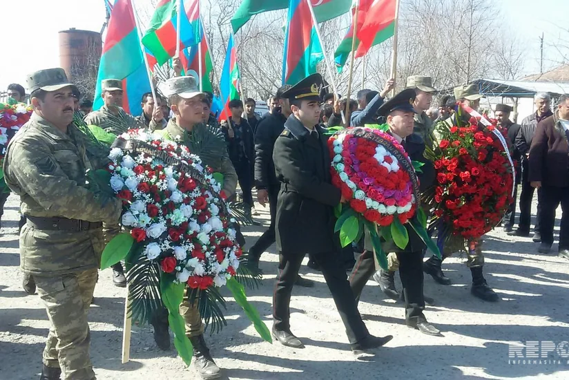 Şəhid Zülfü Qədimov dəfn edilib - FOTO