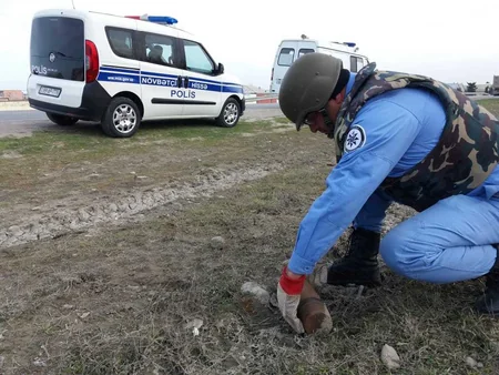 Qaradağda mina hadisəsi baş verib, 1 nəfər xəsarət alıb