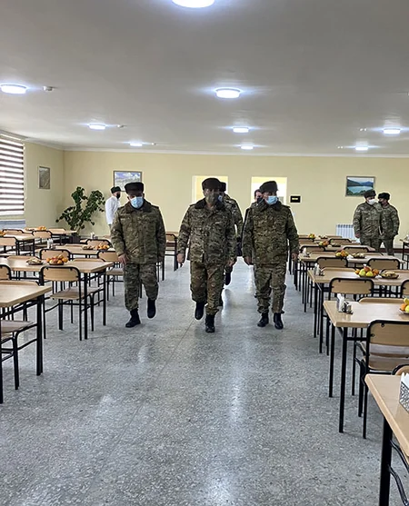 Zakir Həsənov azad edilən ərazilərə gedib, yeni hərbi hissə istifadəyə verilib