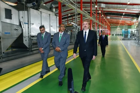 Ağdaşda Biyan Sənaye Parkının açılışı olub - YENİLƏNİB