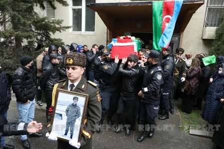 Şuşada şəhid olan əsgər İkinci Şəhidlər xiyabanında dəfn olunub
