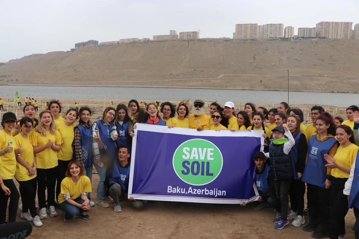 Sadhguru's Save Soil movement in Azerbaijan