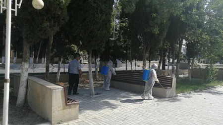Göyçayda dezinfeksiya işləri aparılır