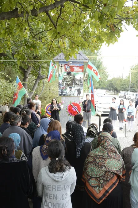 Antiterror tədbirləri zamanı şəhid olan Amil Tanrıverdiyevin anım mərasimi keçirilib 