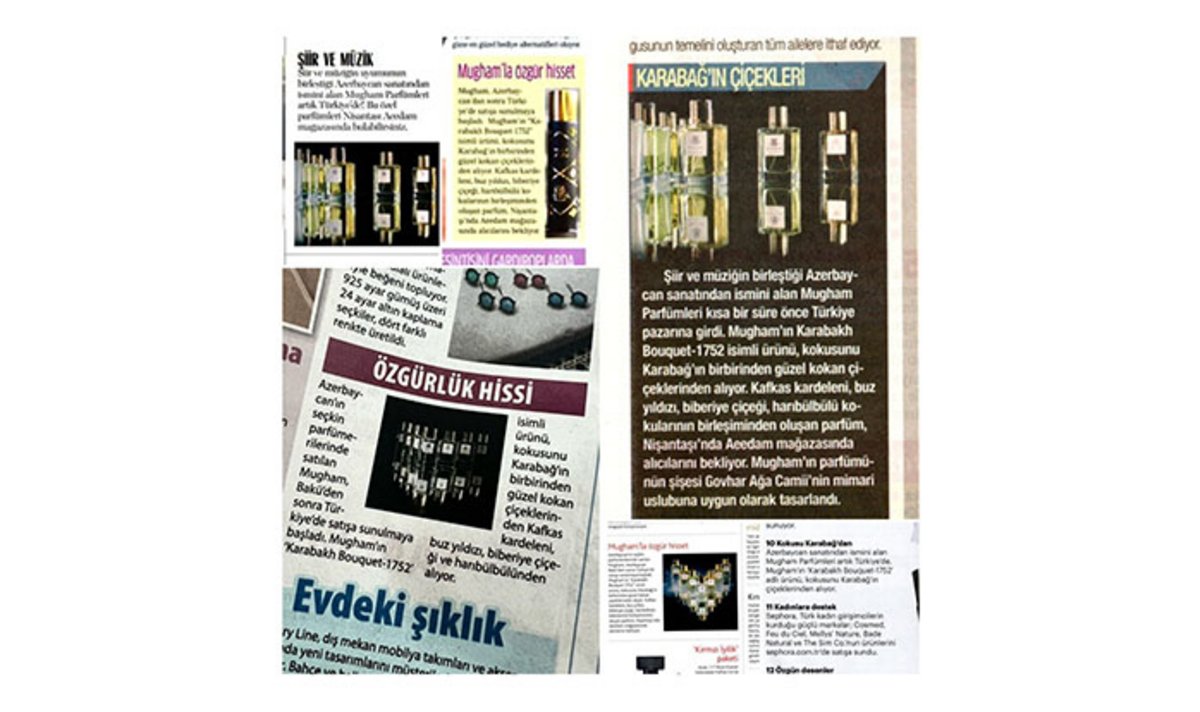 “Mugham” milli parfüm brendinin Türkiyədə növbəti nailiyyətləri