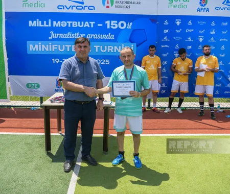Milli Mətbuat - 150 minifutbol turnirinin qalibi müəyyənləşib