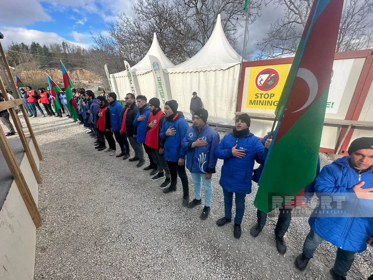 Protest action on Khankandi-Lachin road enters its 124th day