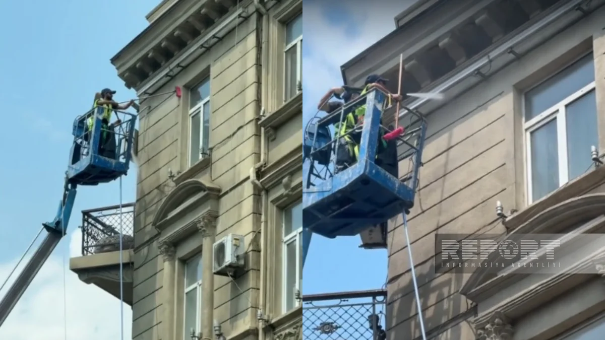 Bakı Abadlıq Xidməti binaların yuyulması məsələsinə aydınlıq gətirib
