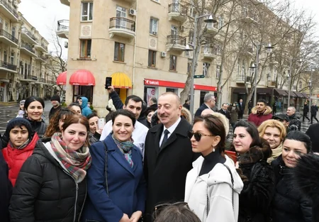 Prezident İlham Əliyev Novruz bayramı münasibətilə ümumxalq şənliyində iştirak edib - YENİLƏNİB-3