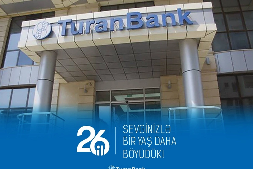 TuranBank 26 yaşını qeyd edir