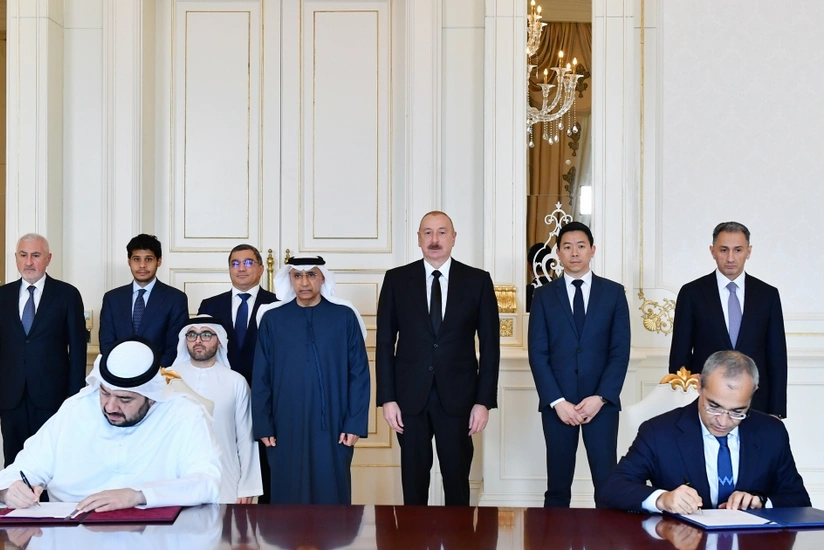 Several documents signed between Azerbaijan, UAE