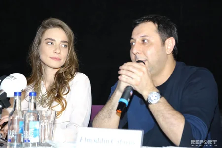 CinemaPlusda “Çat Kapı Aşk” filmi ilə bağlı mətbuat konfransı keçirilib