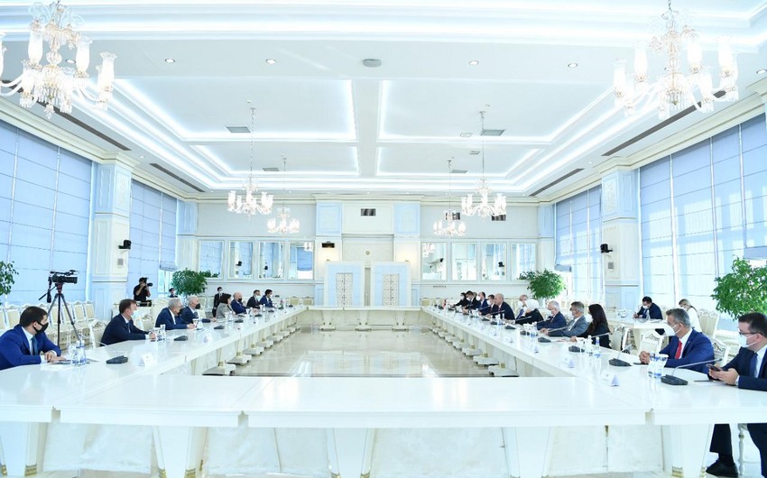 Sahibə Qafarova AKP nümayəndə heyəti ilə görüşüb