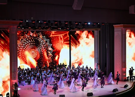 Daşkənddə Azərbaycan və Özbəkistan incəsənət ustalarının birgə qala konserti olub