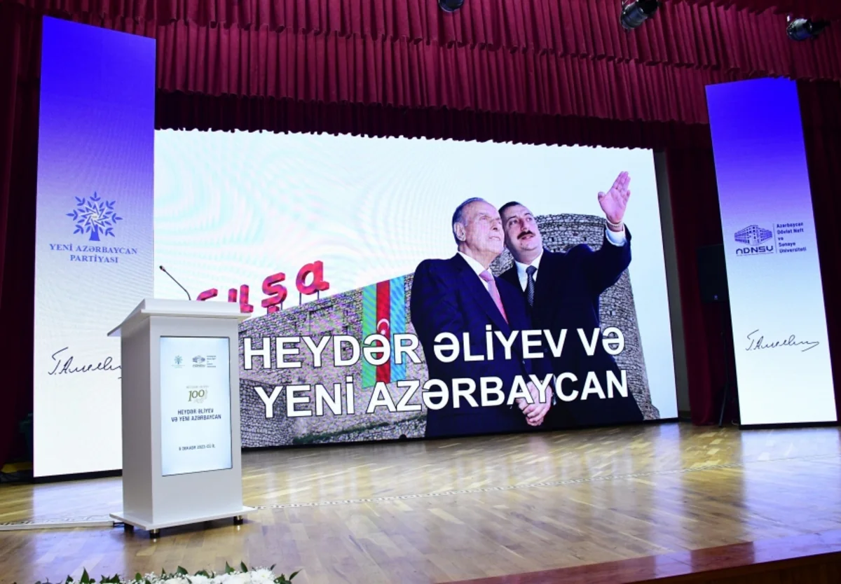“Heydər Əliyev və Yeni Azərbaycan” mövzusunda konfrans keçirilib