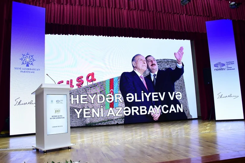 “Heydər Əliyev və Yeni Azərbaycan” mövzusunda konfrans keçirilib