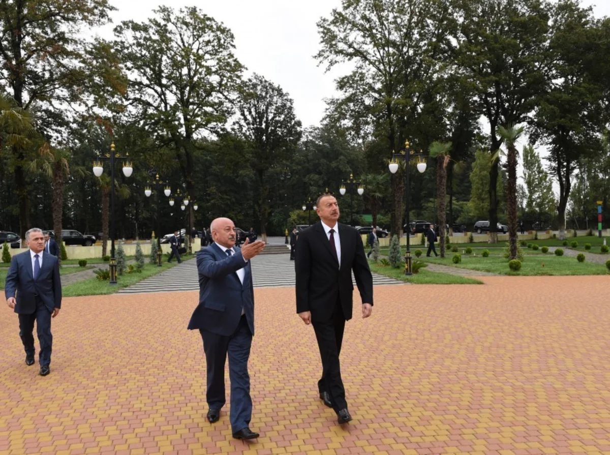 Prezident İlham Əliyev Masallıya səfərə gedib