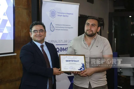 Azərbaycan jurnalistləri üçün “Rəqəmsal Savadlılıq” təlimi başa çatıb