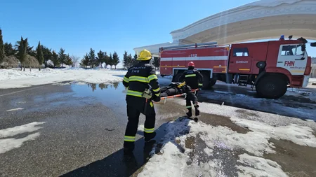FHN Şamaxıda mehmanxanada təlim keçirib
