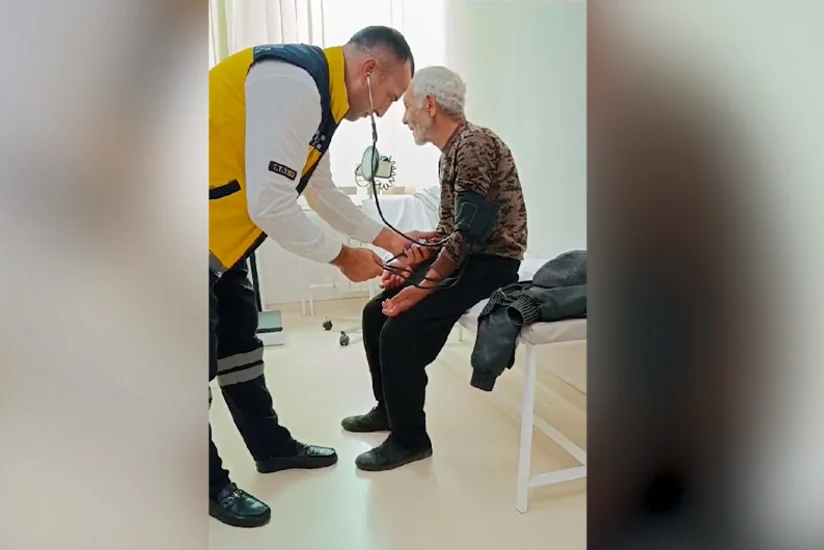 Xankəndidəki poliklinikada ilk erməni sakinə tibbi xidmət göstərilib