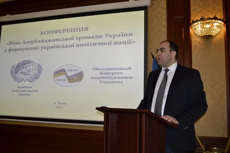 Ukraynanın Azərbaycan ictimaiyyətinin Ukrayna siyasi millətinin formalaşmasında rolu adlı konfrans keçirilib