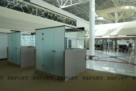 Gürcüstan nümayəndə heyəti Füzuli hava limanında olub