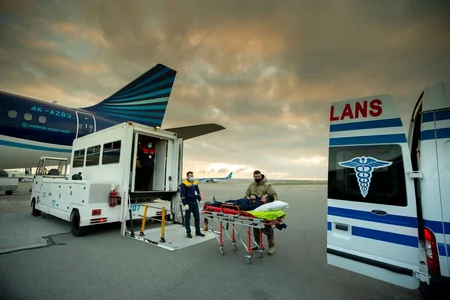 Daha 27 qazi müalicə üçün Türkiyəyə göndərildi