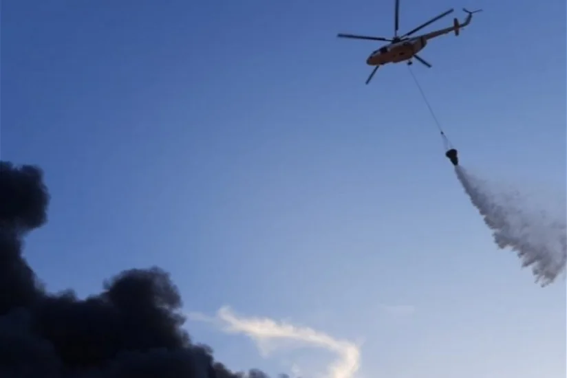 Xızıda dağlıq-meşəlik ərazidəki yanğın söndürülüb - YENİLƏNİB-3