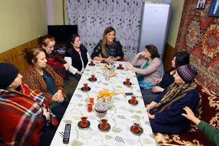 Deputatlığa namizəd Könül Nurullayeva seçicilərlə görüşüb - VİDEO