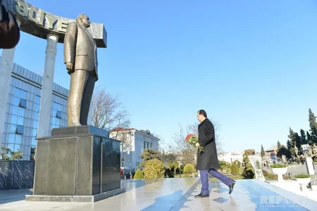 Lənkəranda Heydər Əliyevin vəfatının 13-cü ildönümü qeyd edilib - FOTO