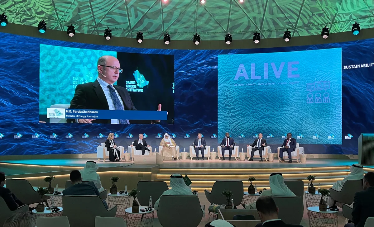 Parviz Shahbazov attends inauguration ceremony of Saudi Green Initiative