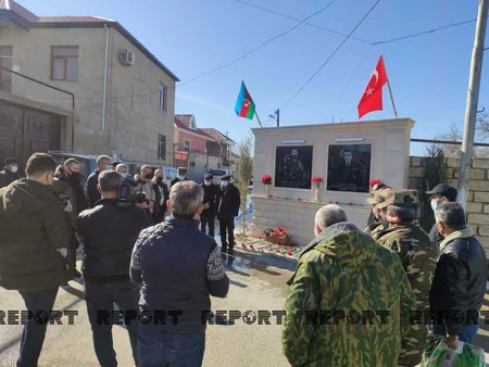 Sumqayıtda iki şəhidin xatirəsi əbədiləşdirilib