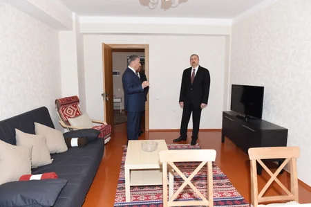 ​Prezident İlham Əliyev Bərdəyə səfər edib