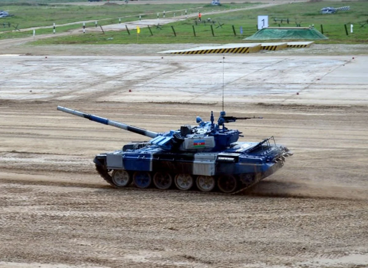Azərbaycan tankçıları Tank biatlonu müsabiqəsində öz qruplarında birinci olublar