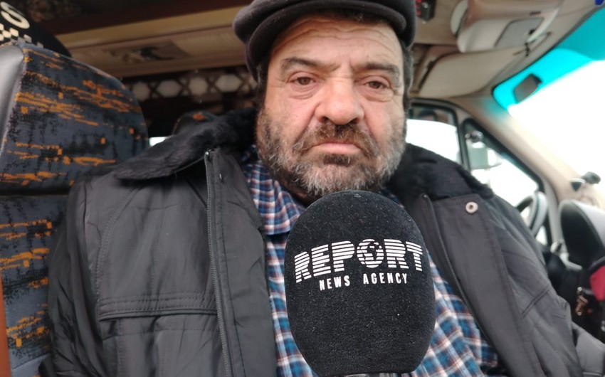 Xocalı sakini: O vaxt kənddən bir ailə çıxmışdıq, indi beş oğlumun ailəsi ilə geri dönürük
