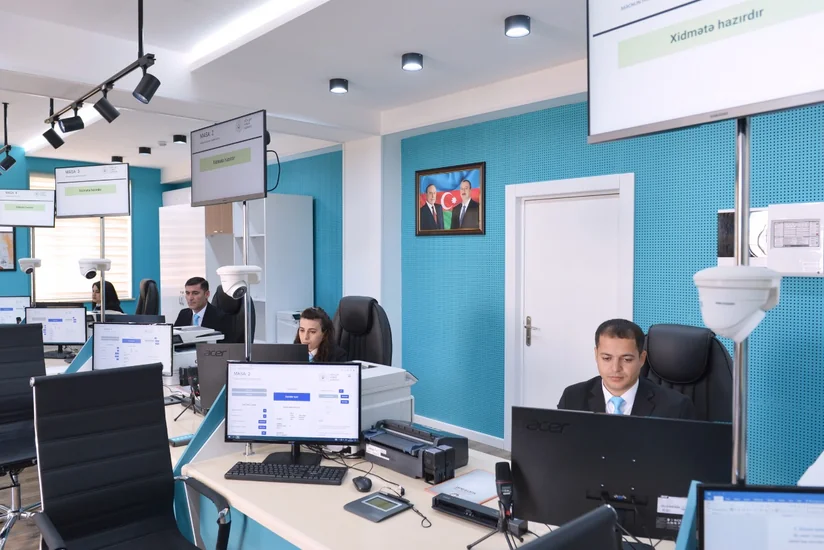 Naxçıvanda vergi ödəyicilərinə xidmət mərkəzlərində göstərilən xidmətlərin sayı 60 % artıb