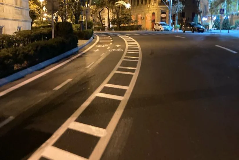 AYNA Bakıda velosiped yolunun salınmasına dair layihənin icrasına başlayıb