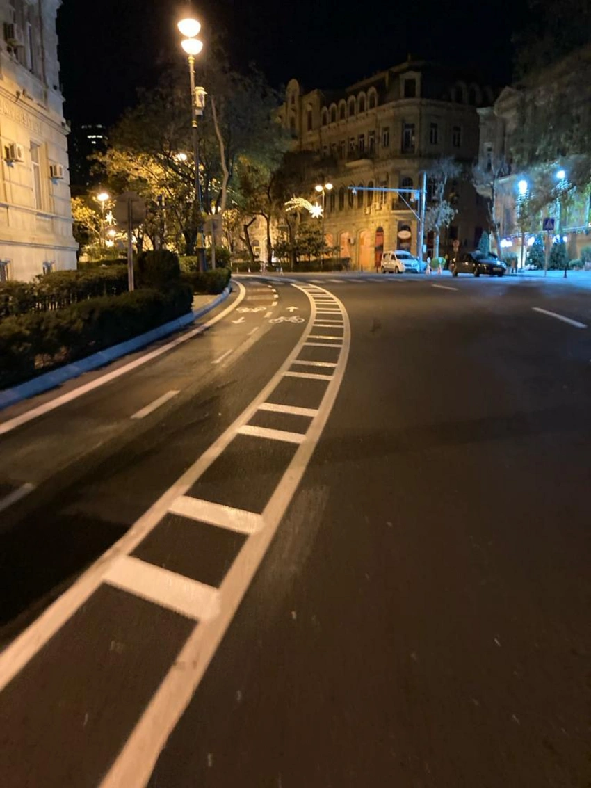 AYNA Bakıda velosiped yolunun salınmasına dair layihənin icrasına başlayıb 