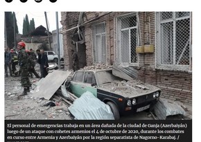 Kolumbiyanın “El Espectador” qəzetində erməni təcavüzünə dair məlumat yayılıb