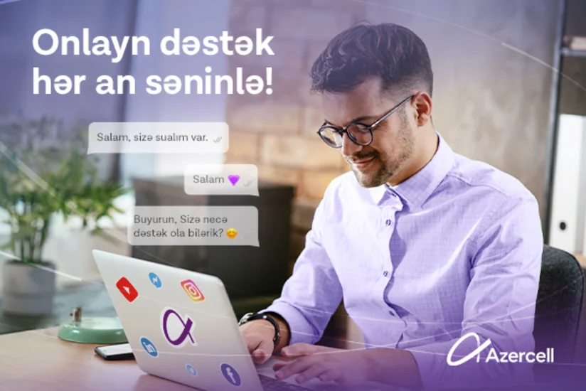 Azercell Müştəri Xidmətləri artıq Instagramın şəxsi mesaj bölümündə