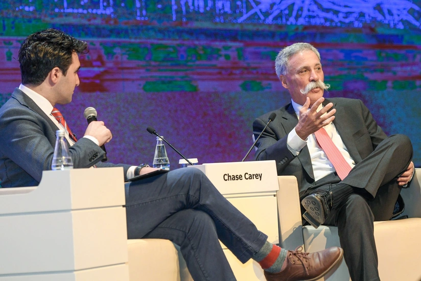 Formula 1in rəhbəri Azərbaycan Qran-prisinin könüllüləri və marşalları ilə görüşüb - FOTOLAR