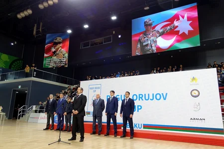 Bakıda aprel döyüşlərinə hərs edilmiş cüdo üzrə beynəlxalq yarış keçirilib