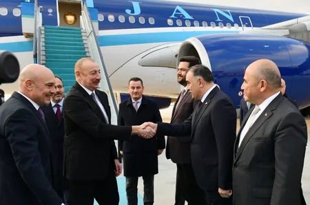 Azərbaycan Prezidenti İlham Əliyev Türkiyədə səfərdədir